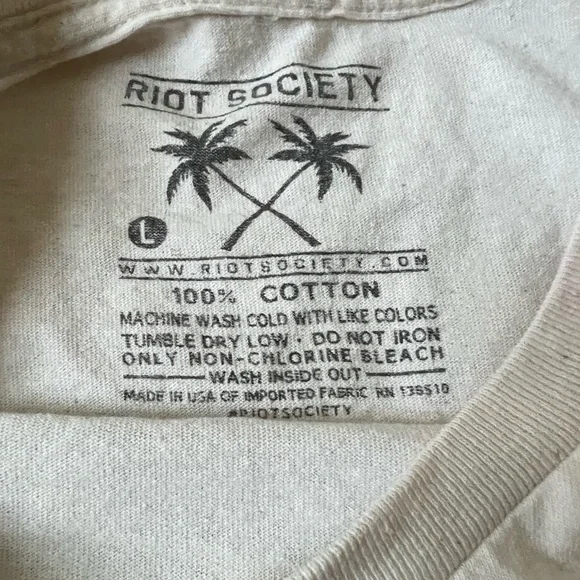 Vintage Riot Society X Back to the Future Tee Size L 🔥👀 - Picture 3 of 3